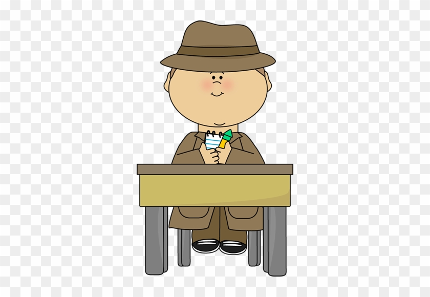 School Detective - Detective Writing Clip Art #451951