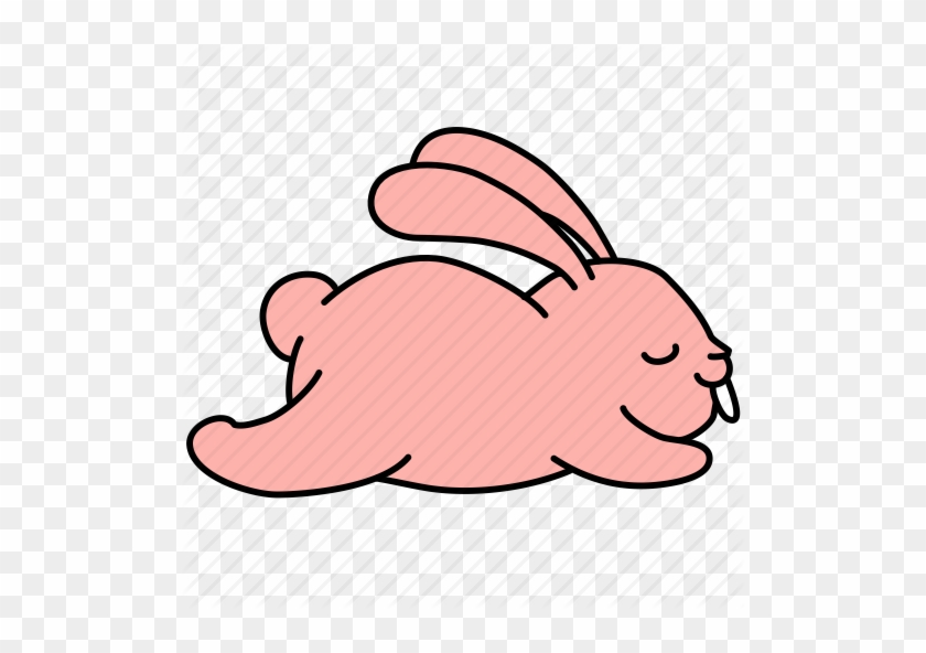 Bunny, Cute, Easter, Nap, Pet, Rabbit, Sleep Icon - Easter Bunny Cute #452220