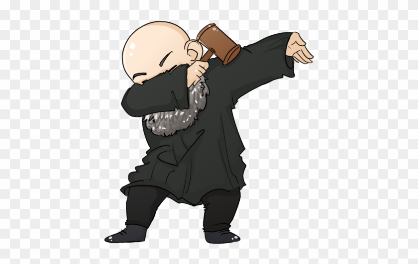 Dabbing Judge - Cartoon #452234