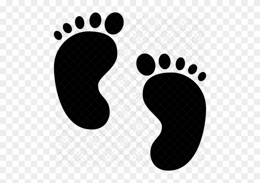 Baby Icon - Baby Footprint Clip Art #452341