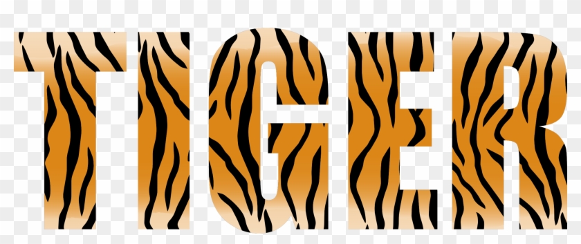This Free Icons Png Design Of Tiger Typography - Tiger Png #452500