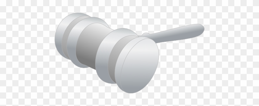 Judge Hammer Icon Vector Illustration - Animated Judge Hammer Png #452542