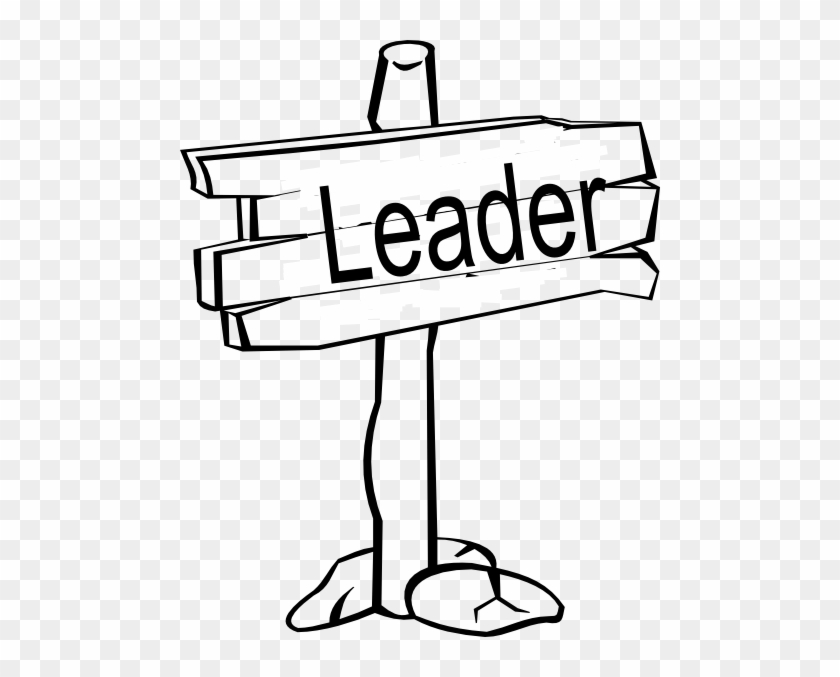 Line Leader Cliparts - Wooden Sign Clip Art #452592