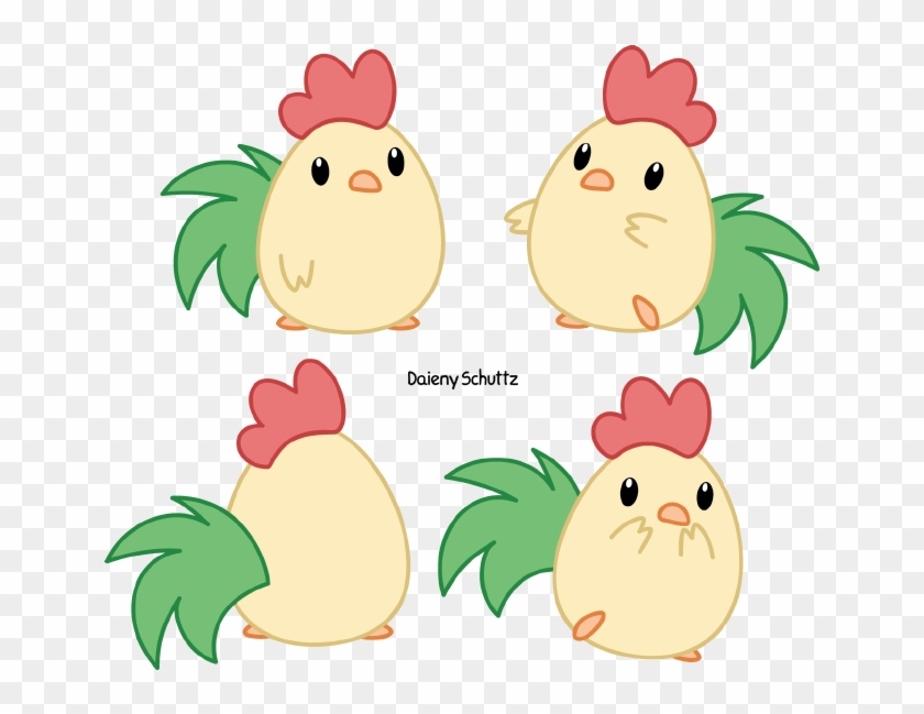 Chibi Rooster By Daieny - Cute Rooster Drawing #452660