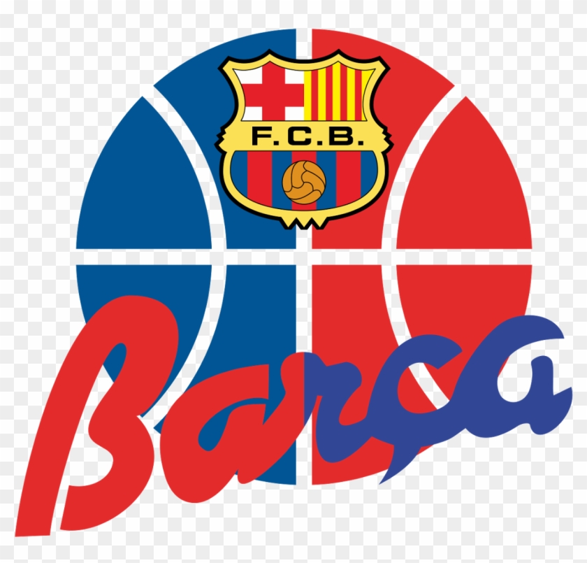 Fc Barcelona De Baloncesto Escudo Antiguo Logo Png - Barcelona Fc Spain Catalonia Soccer Football Wall Decor #452710