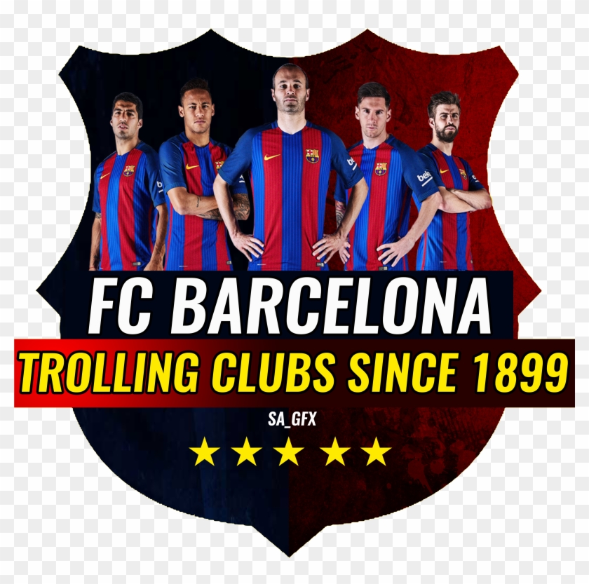 Fc Barcelona Trolling Clubs Since 1899 Logo - Crew #452719