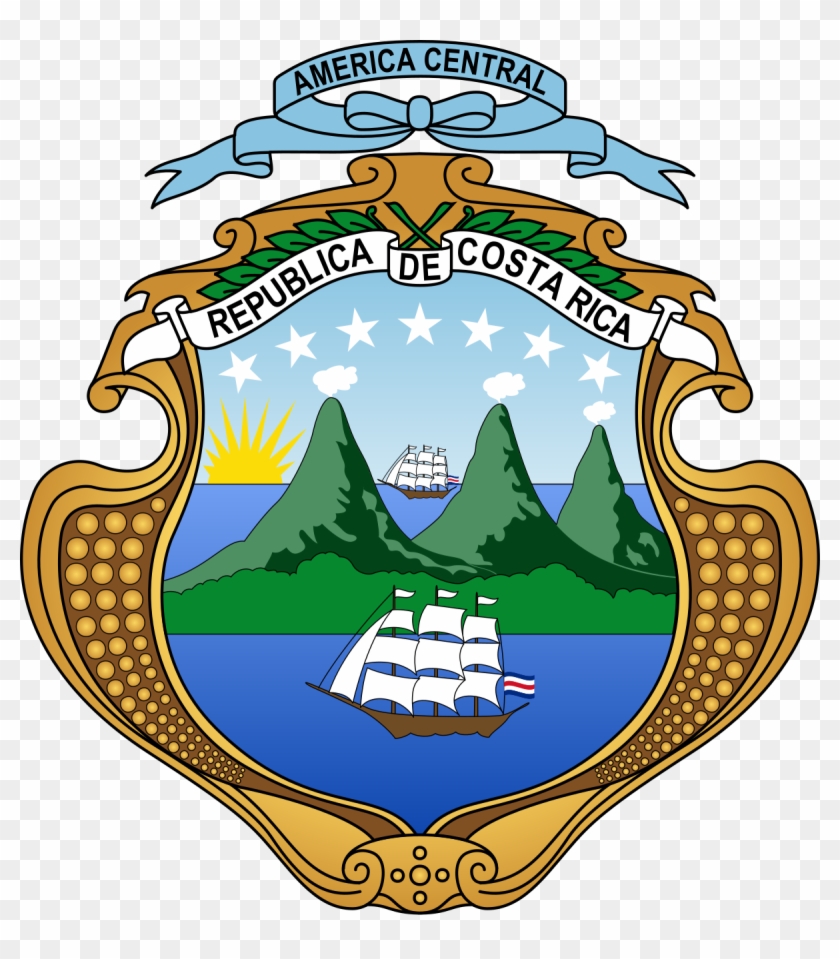 Costa Rica Coat Of Arms #452734
