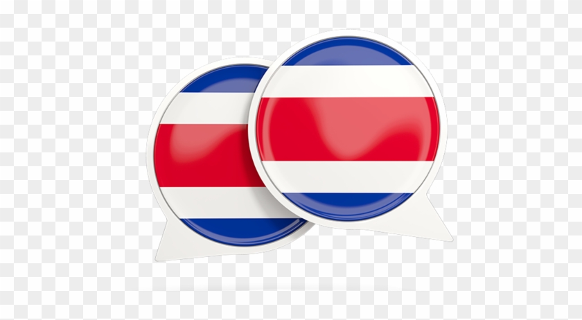 Illustration Of Flag Of Costa Rica - Circle #452781