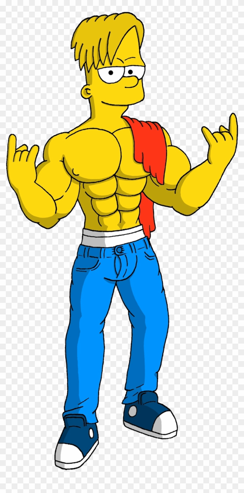 Muscle Teen Bart Simpson By Paradogta Muscle Teen Bart - Bart Simpson Muscle #452837