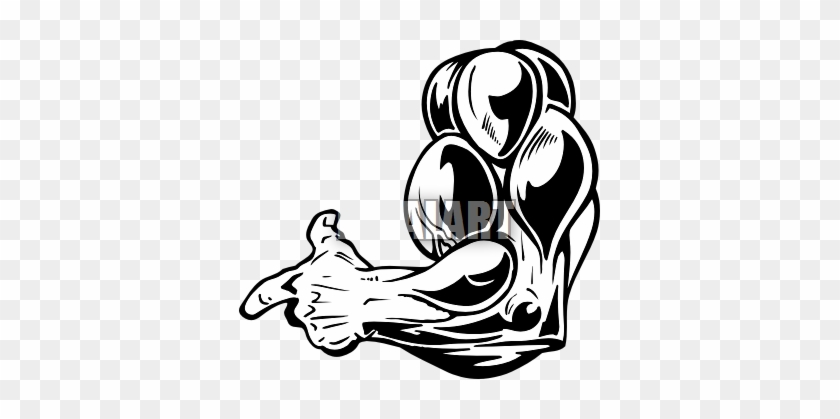 Muscle Arm Clip Art Clipart - Graphic Design #452874