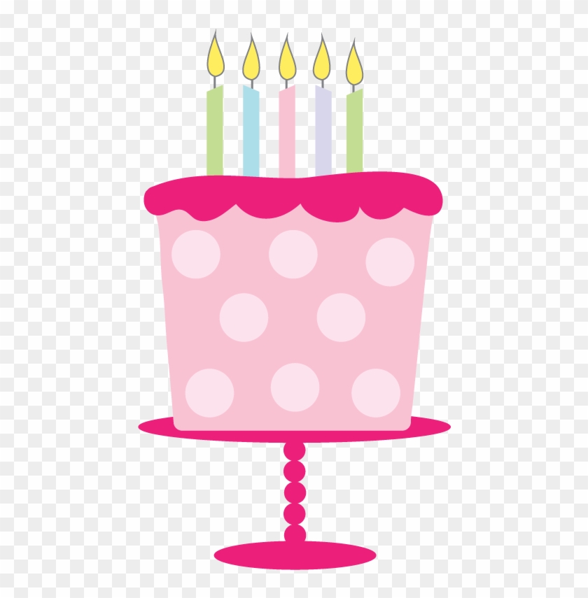 Birthday Cake Clipart Clipartion - Clip Art Pink Birthday Cake #453149