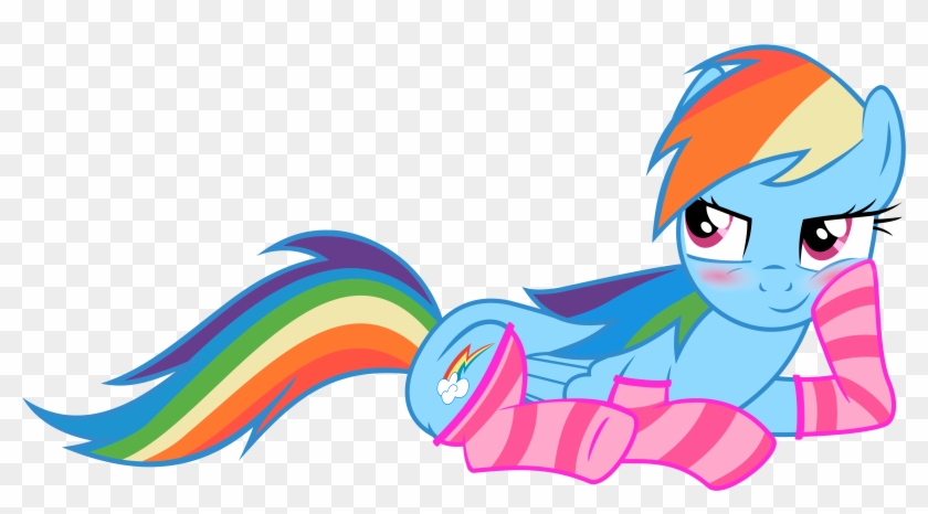 Can We Stop Talking About Fapping To Cartoon Horses - Mlp Rainbow Dash Socks #453238