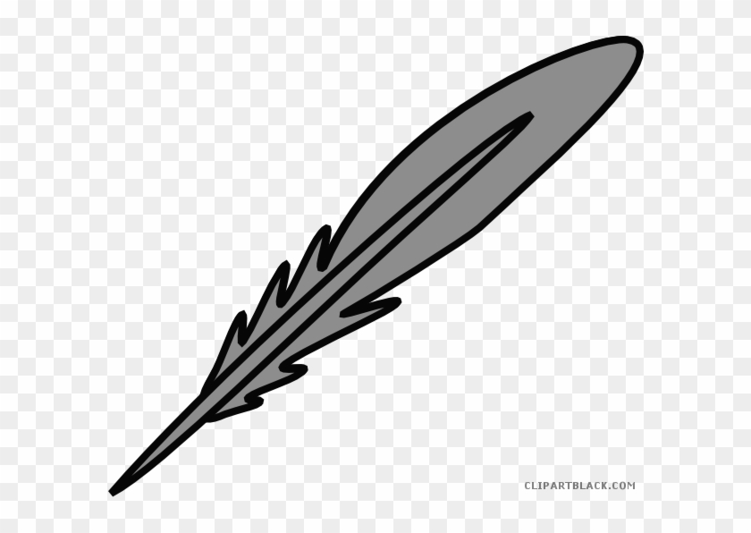 Turkey Feather Animal Free Black White Clipart Images - Blue Cartoon Feather #453316