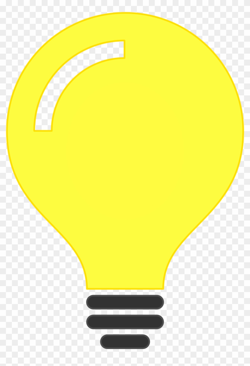 Bulb Idea Icon - Minimalist Light Bulb Png #453346