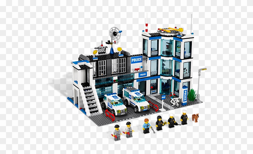 Restore Law And Order In Lego® City With This Feature-packed - Lego City Police Station Set 7498 #453471