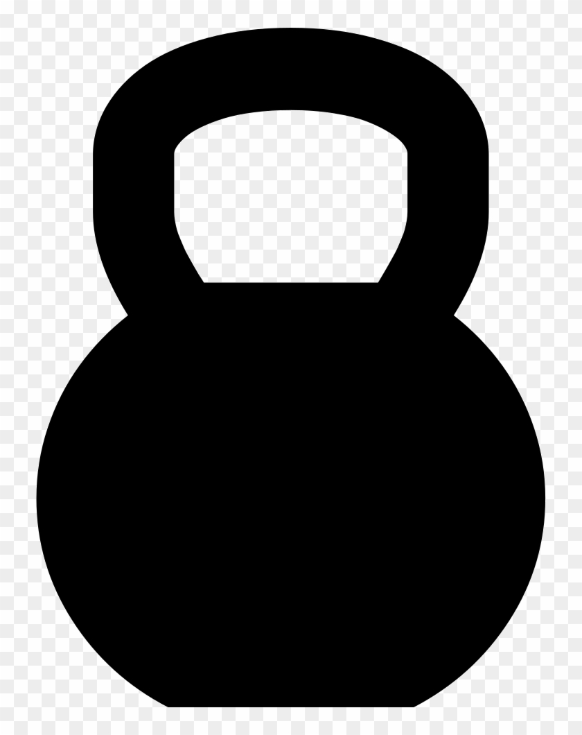 White Clipart Kettlebell - Kettlebell Icon Png - Free Transparent PNG ...