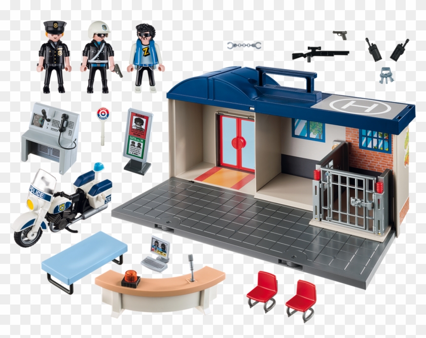 Take Along Police Station - Playmobil Take Along Police Station #453485