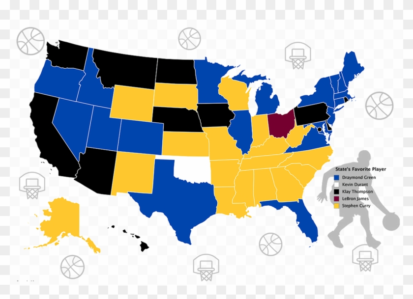 Most Searched Player In The Nba Finals For Each State - John F. Kennedy Library #453572