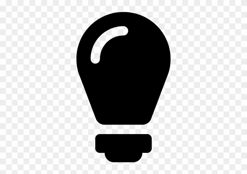 Light Bulb 1 Icons - Vector Png Lighting Icon #453588