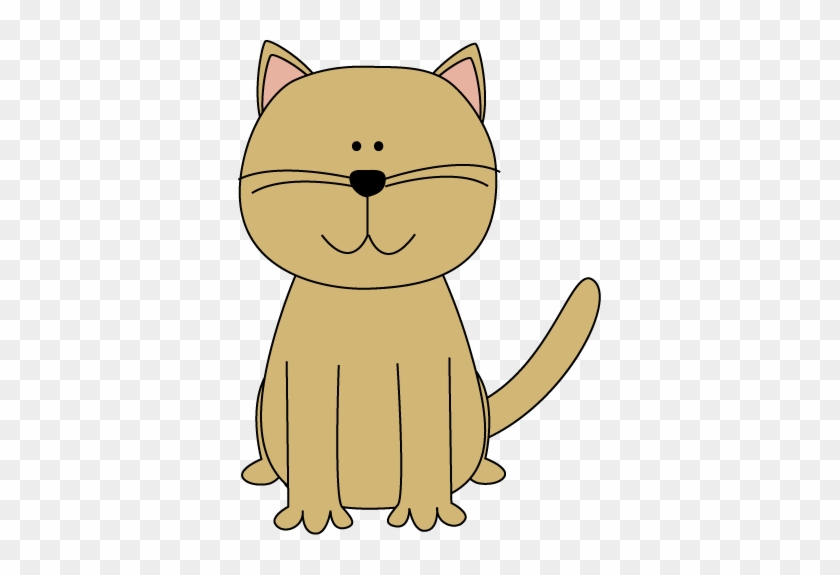 Cute Cartoon Cat - Dog Cat Brown Cartoon #453649