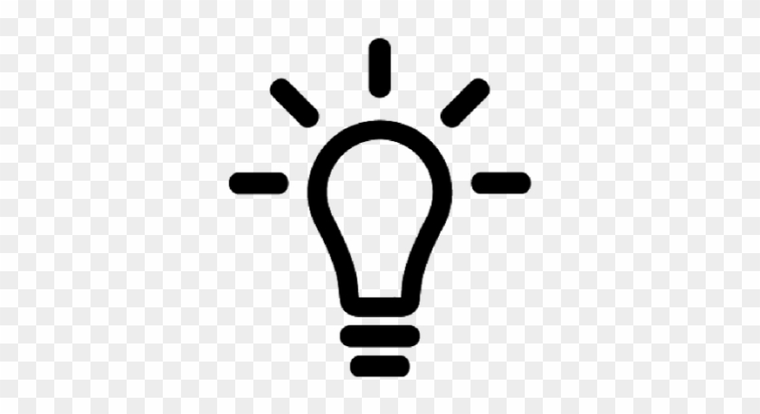 Lightbulb Black - Narrative Png #453653