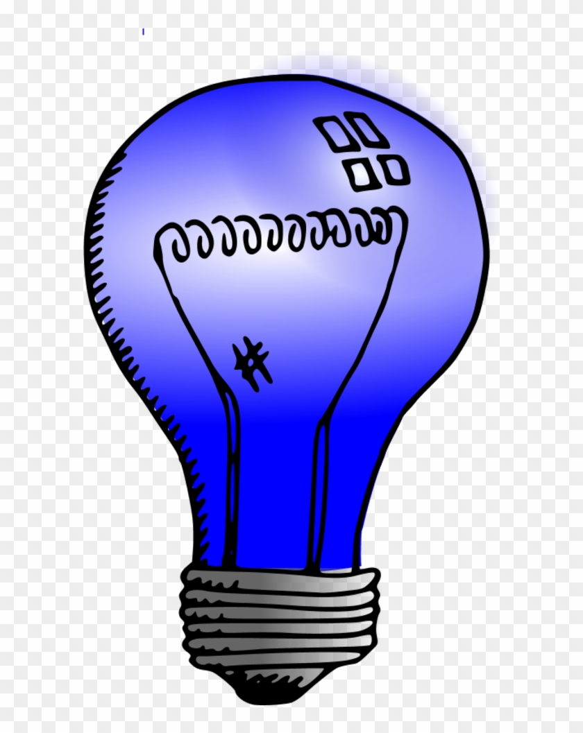 Light Bulb Cartoon - Red Light Bulb Clip Art #453667