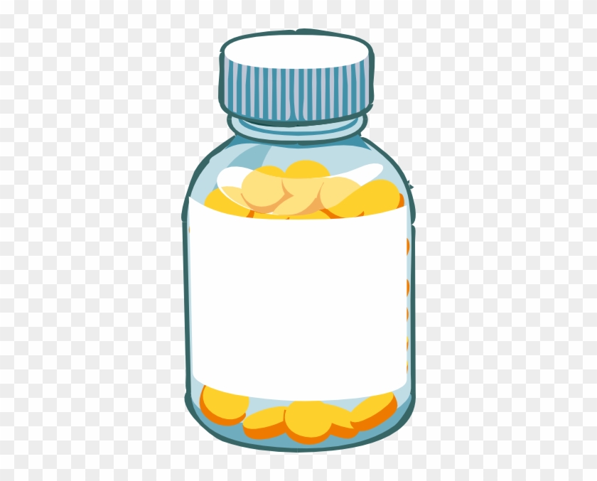 Blank Pill Bottle Clip Art At Clker Com Vector Clip - Medicine Bottle Clipart Png #453703