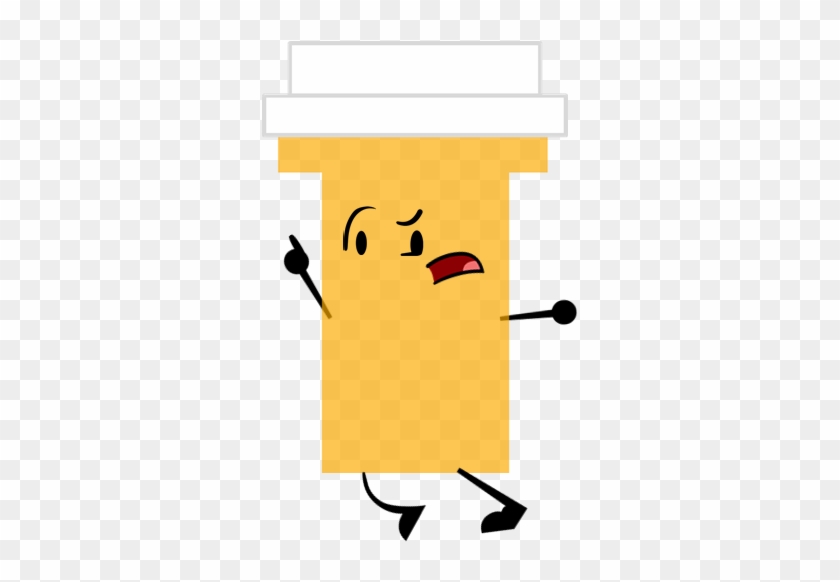 Pill Bottle - Bfdi Fan Fiction 508 Color #453732