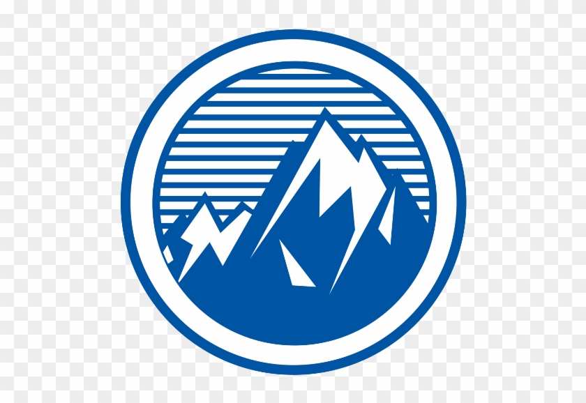 Mountain Royalty-free Clip Art - Blue And White Mountain Logo #453763