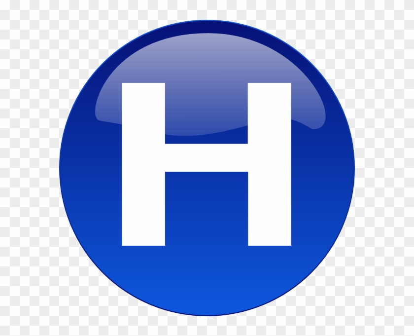 Letter H Simple Png Image - Hospital Icono #453807