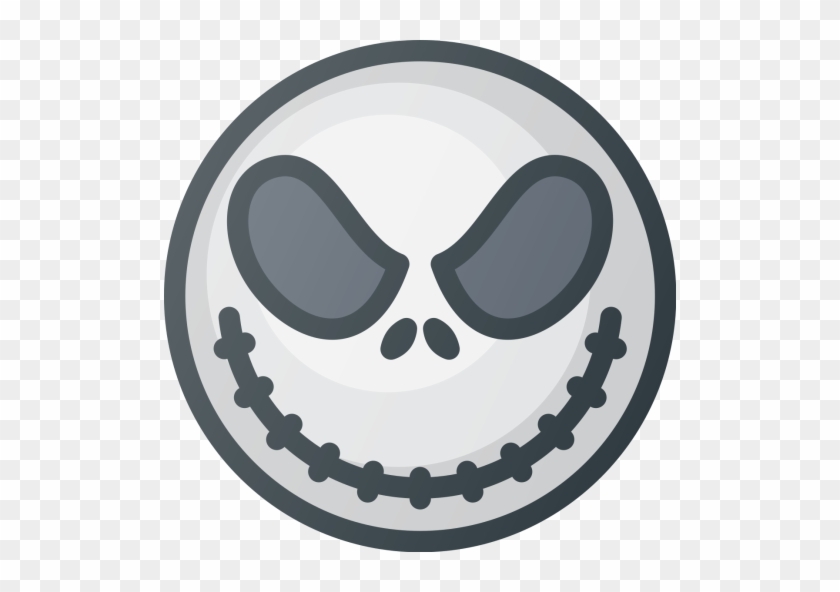 Jack, Skellington, Halloween, Head, Mask Icon - Jack Skellington Emoji #453825