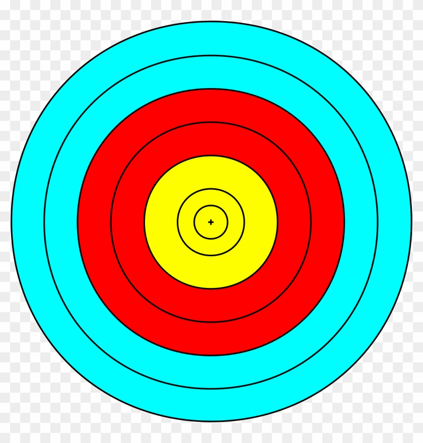 Fita Reducida Al 5 - Archery Target Clip Art #453943