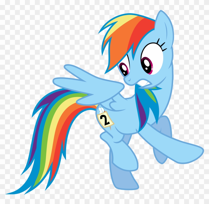My Little Pony Friendship Is Magic Rainbow Dash Filly - Sonic Rainboom Rainbow Dash #453966
