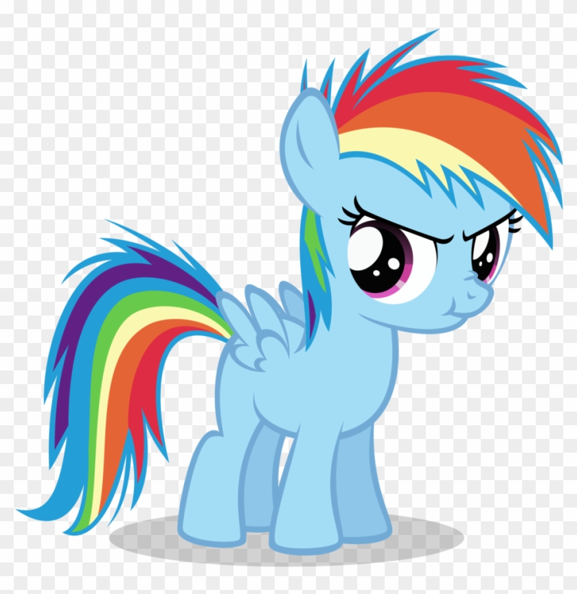 My Little Pony Friendship Is Magic Rainbow Dash Filly - Mlp Rainbow Dash Vector Filly #453967