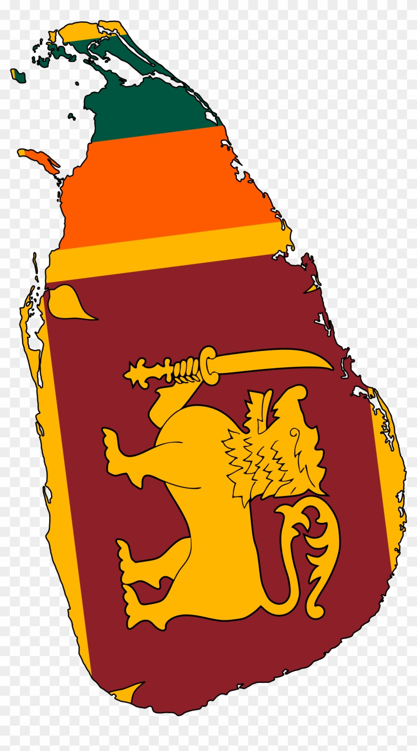 File - Sri Lanka Flag On Country #453976
