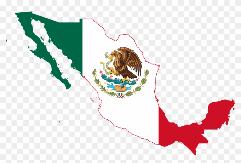 Easy Blank Mexican Flag File Mexico Map Svg Wikimedia - Map And Flag Of Mexico #453986