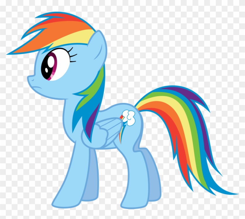 Rainbow Dash Standing By Emedina13 On Deviantart - Rainbow Dash Render #454037