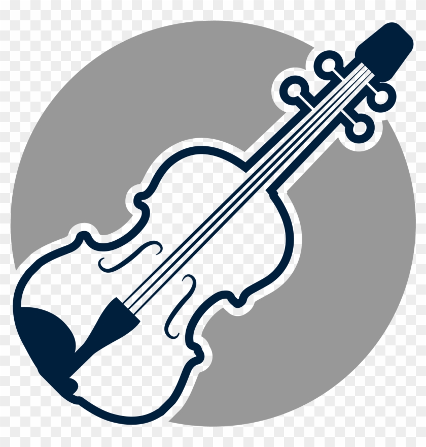 Violin Clipart Teaching - Violin Logo #454141