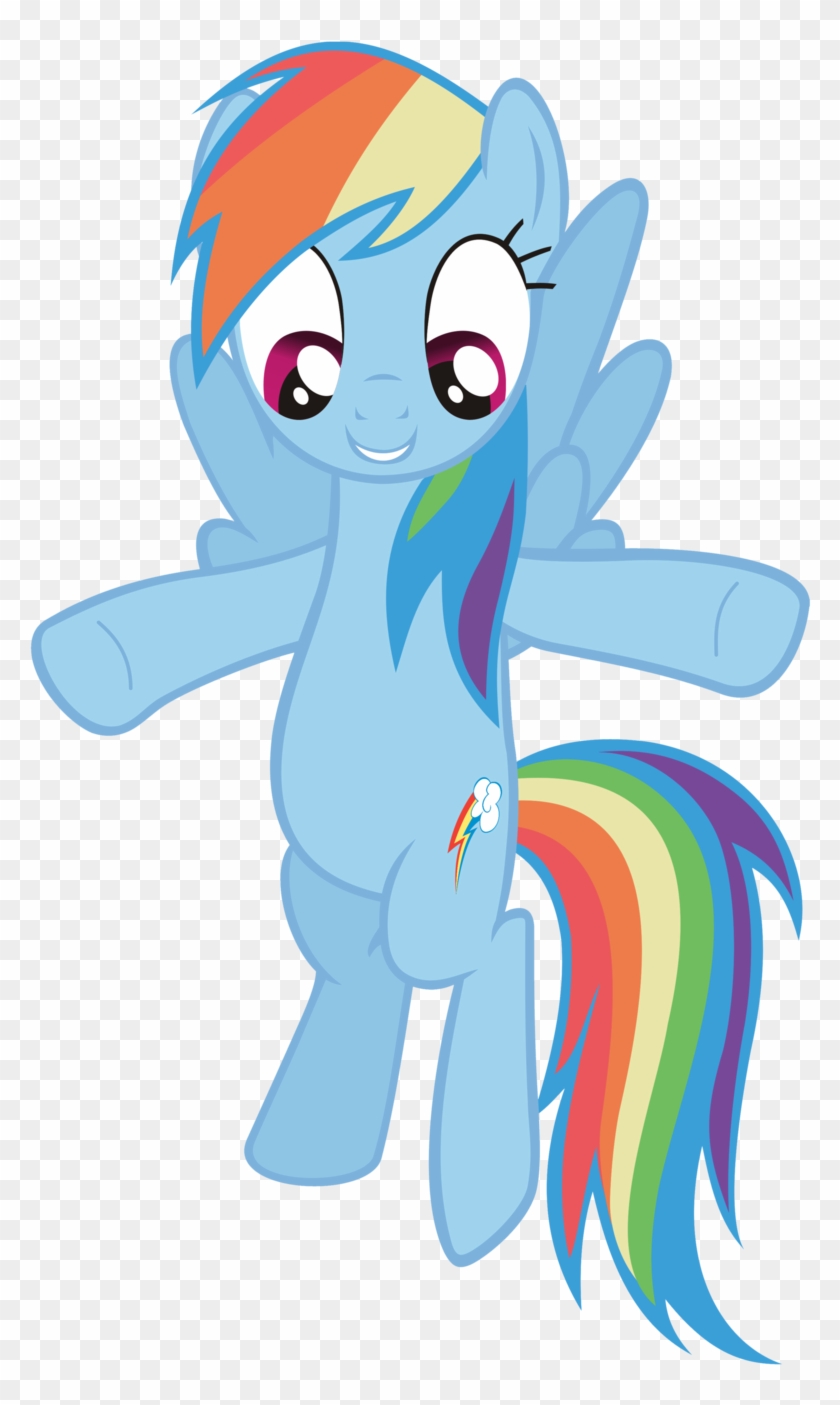 My Little Pony By Loobie1998 - My Little Pony Rainbow Dash Happy #454313