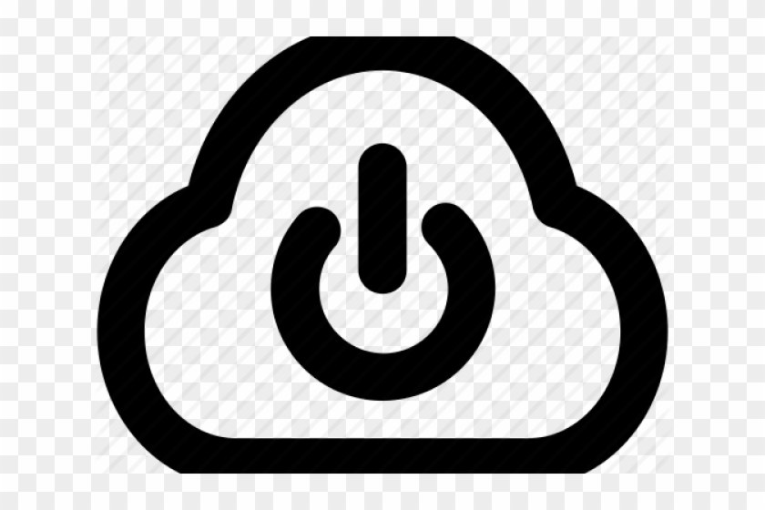 Button Clipart Shutdown - Cloud Storage #454328