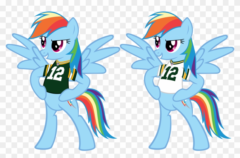 Jersey, Nfl, Pony, Rainbow Dash, Safe, Simple Background, - Cartoon #454340