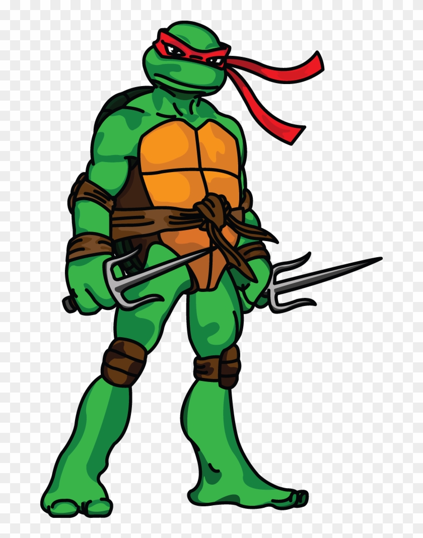 Drawn Ninja Teenage Mutant Ninja Turtles - Raphael Ninja Turtle Drawing #454378