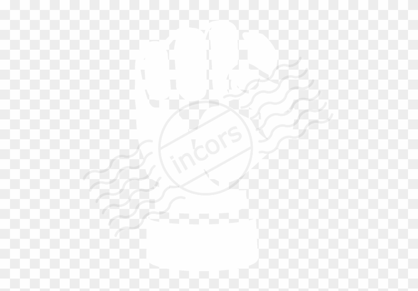 Hand Fist 7 Image - Fist Icon White Png #454400