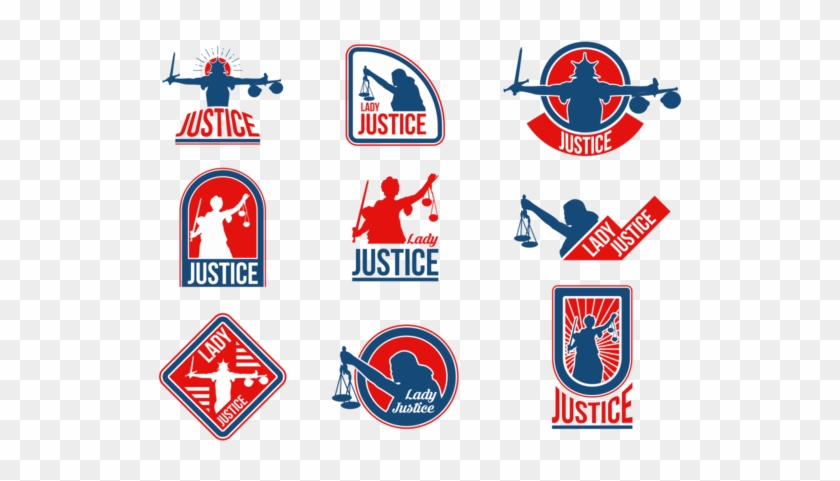 Lady Justice Vector Labels - Justice Vector Logo #454496