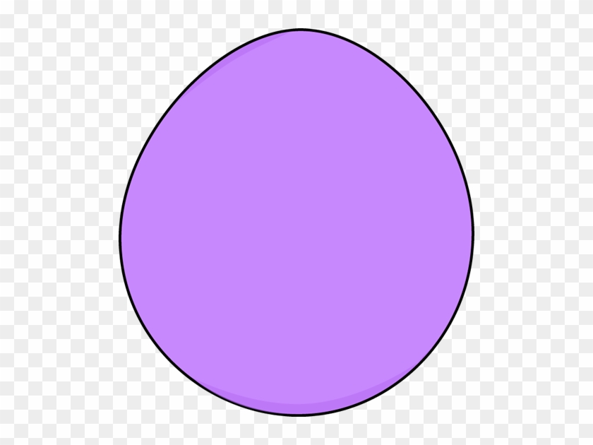 Purple Easter Egg - Purple Easter Egg Clipart #454556