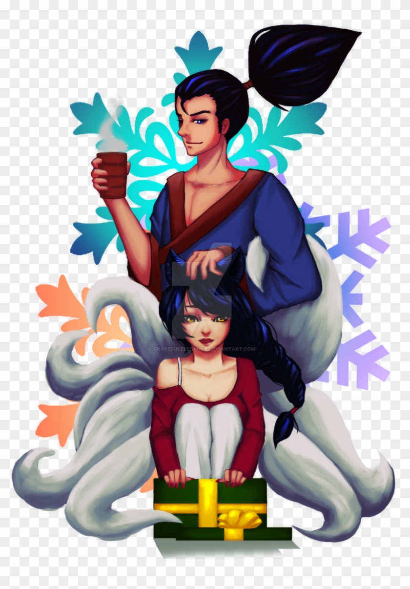 Gracefulelegance Secret Santa Exchange - Ahri And Yasuo Anime #454665