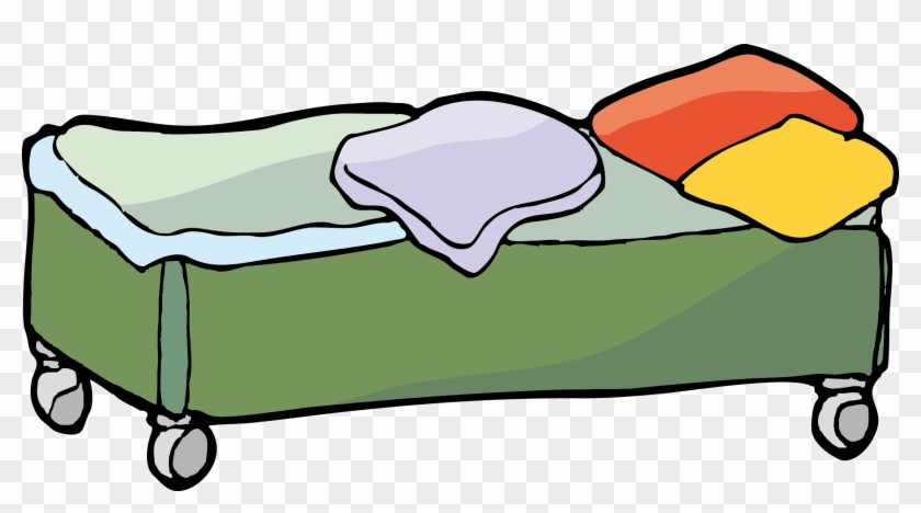 Table Bed Cartoon Clip Art - 床 卡通 #454709