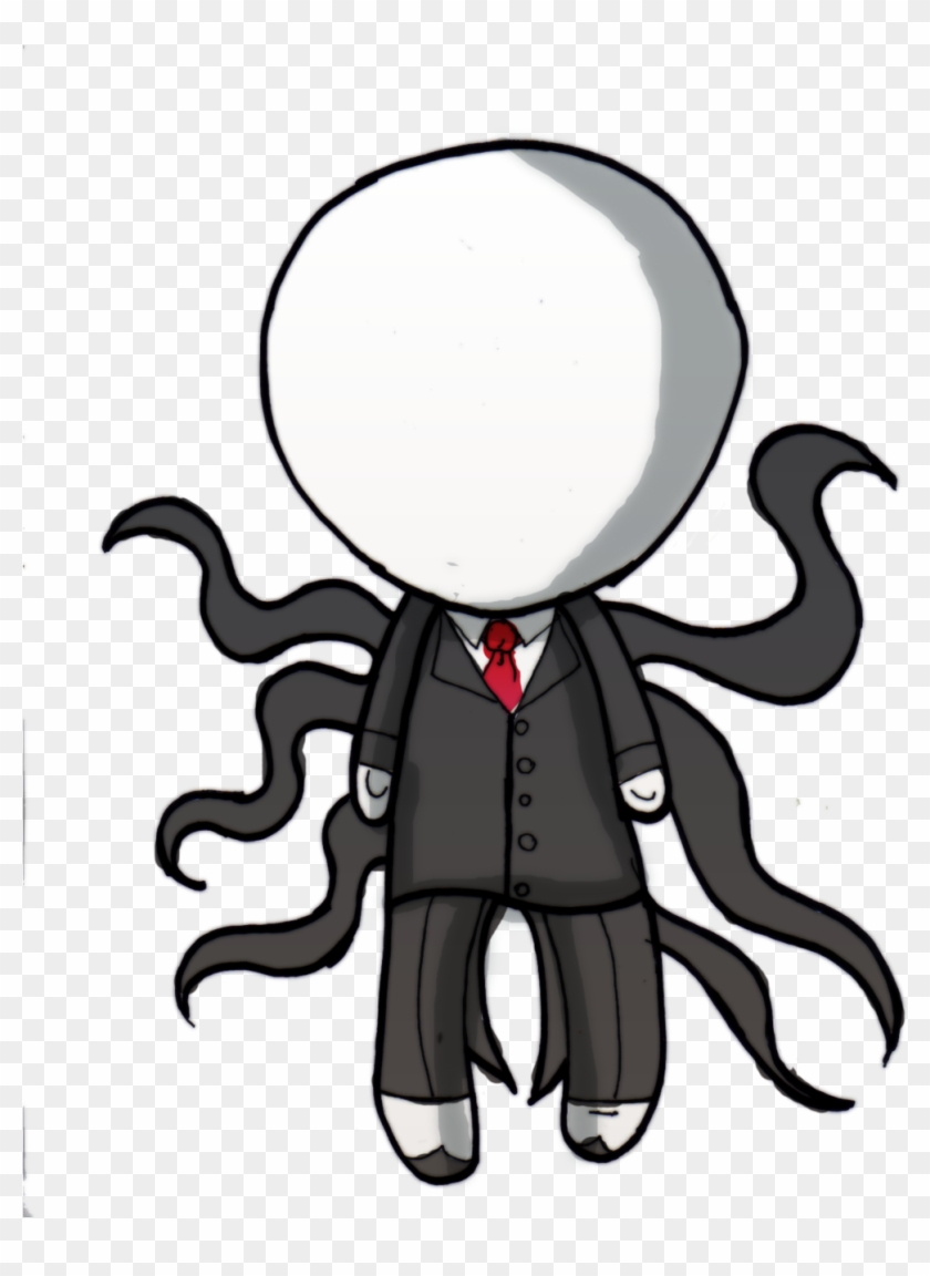 Slender Man Clipart Creepypasta - Slenderman Chibi #454782