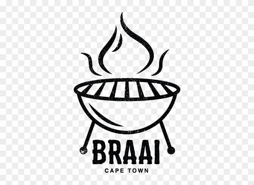 Braai Cape Town Logo - Braai Clipart Black And White #454926