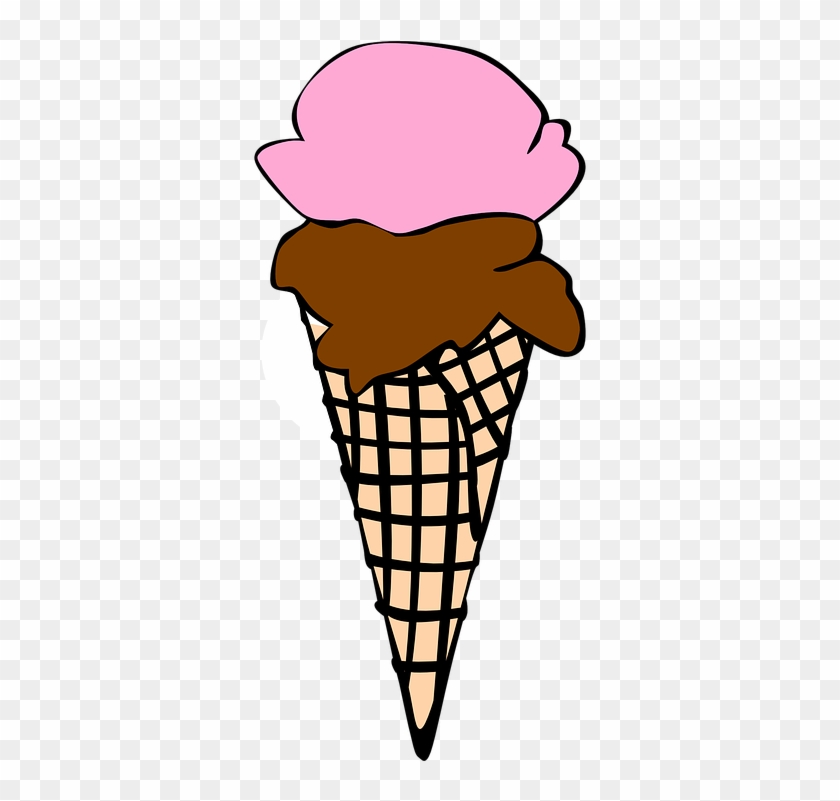 Ice Cream Cone Clipart 8, - Color Ice Cream Cones Clipart #454939